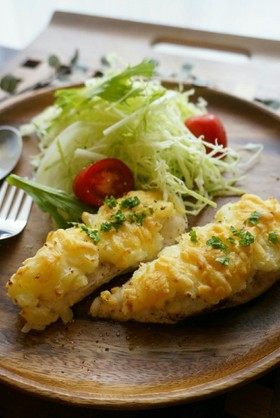 mささみのポテトチーズ焼き